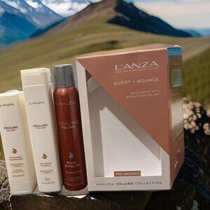 L'anza Lanza Healing Volume Holiday Trio Shampoo Conditioner Boost